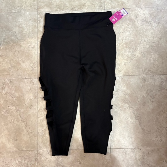 Pop Fit Style 2571-1 Size 2XLBlack Women's Leggings NWT - Picture 1 of 6